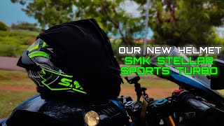 Best Helmet Under ₹4500🔥💥 SMK STELLAR SPORTS TURBO💚 Support cherryvlogs ❤ TAXIAZ GANG TG TAMIL [upl. by Halsy589]