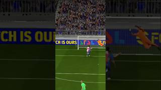 Haaland great header goal pes barcelona haaland efootball shorts football soccer [upl. by Anisor]