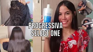 PROGRESSIVA SELECT ONE DA PROHALL EM UM CABELO MUITO CACHEADO  LISO PERFEITO DE 1ª SEM FORMOL [upl. by Enamrej]