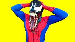 Spiderman in real Life vs Venom  Superhero fights Epic [upl. by Kask868]