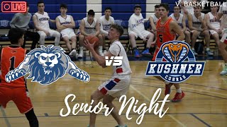 MTA vs Kushner  Senior Night  V Basketball 26 630PM [upl. by Reuben]