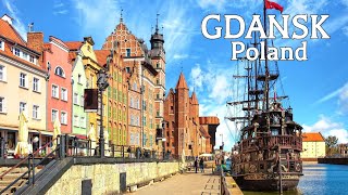 Gdansk Poland 🇵🇱  Walking Tour in 4K 60fps ▶93min  September 2023 [upl. by Va36]