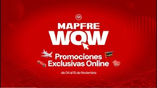 MAPFRE WOW  Llegaron las mejores promociones en seguros [upl. by Aihsela]