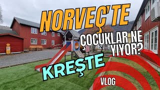 NORVEÇTE KREŞTE NE YENİR ARKADAŞ EDİNME SOSYAL ÇEVRE İŞ YERİMDE BİR GÜNÜM vloggervlogs norveç [upl. by Iaw]