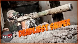 Top 7 Most Dangerous Military Snipers [upl. by Lempres]