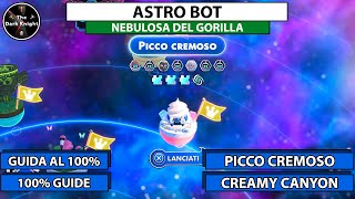 Astro Bot Tutti i collezionabili  Picco cremoso Nebulosa del gorilla  Collectibles [upl. by Aicela]