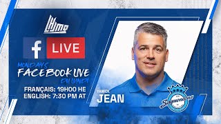 QMJHL Facebook Live  with Yanick Jean Chicoutimi Saguenéens [upl. by Seuqirdor221]