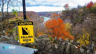 Hiking The Devils Hole Trail in Niagara Falls  New York State Parks [upl. by Anilorak564]