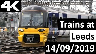 Trains at Leeds City 14092019 [upl. by Phyllys]