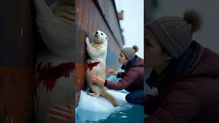 A touching story about an injured little otter asking for help from the sailors on the boatanimals [upl. by Jardena426]