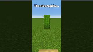 😔old minecraft graphics  minecraftshorts minecraft shorts nostalgia [upl. by Ebarta]