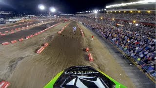 GoPro HD Ryan Villopoto Main Event 2013 Daytona Supercross [upl. by Sulohcin]