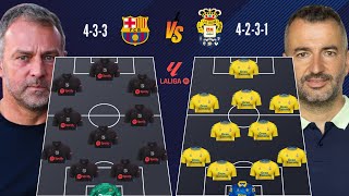 🚨 BARCELONA VS LAS PALMAS HEAD TO HEAD PREDICTED LINEUP ✅ LA LIGA MATCH WEEK 15 [upl. by Steve]