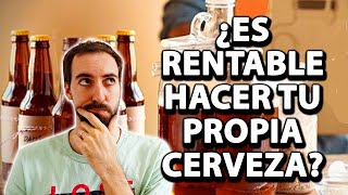 💸💸 Cuanto cuesta hacer cerveza artesanal en casa 🍺 Cómo calcular los costos [upl. by Hertha]