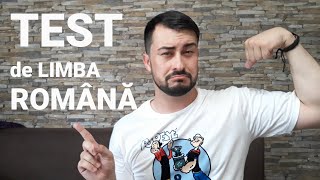 TEST de LIMBA ROMÂNĂ 3 [upl. by Autrey]