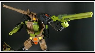 Transformers Maketoys REMaster MTRM04 Ironwill Masterpiece Headmaster Hardhead Spanish Review [upl. by Roban]