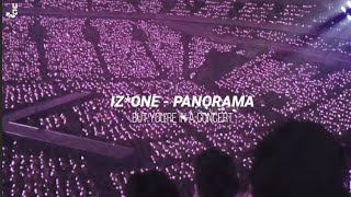 IZONE  PANORAMA  BUT YOURE IN A CONCERT  🎧USE HEADPHONES🎧  8D EMPTY ARENA HALL EFFECT [upl. by Nevada]