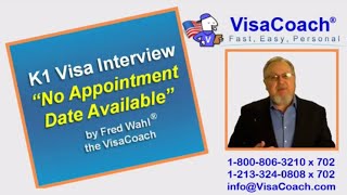 K1 Fiance Visa No Appointment Date Available at Ustraveldocscom Gen72 [upl. by Anrahc]