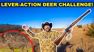 Iron Sight LEVERACTION 3030 Deer Hunting Challenge at My RANCH Catch Clean Cook [upl. by Enovi808]