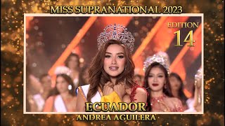 ⚡⚡MISS SUPRANATIONAL 2024🎉 [upl. by Gussy44]