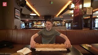 Food Challenge The Biggest Chicken Fillet Roll In Ireland [upl. by Sidalg]