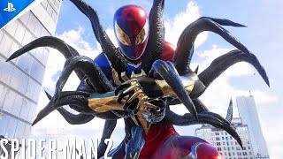 Iron Spider Suit Style Transforms Into Variant Iron Spider Symbiote  Marvel SpiderMan 2 [upl. by Kessia846]