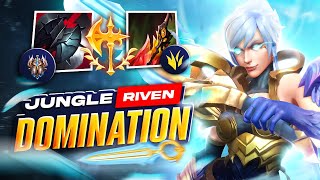 WILD RIFT JUNGLE RIVEN DOMINATION  Full Gameplay [upl. by Ecinert]