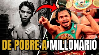 De Vivir en La Pobreza a Ser Boxeador Millonario  La Historia de Manny Pacquiao 😮💰 [upl. by Imoin]