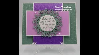 Stampin Up Encircled In Friendship Fun Fold Video Tutorial [upl. by Idmann637]