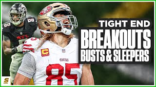 Fantasy TE Draft Strategy Breakouts Busts amp Sleepers [upl. by Rouvin]