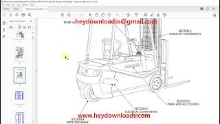 Raymond RTW30 35 40 3 Wheel Sit Down Counterbalanced Truck Parts Catalog Manual SN 01001 and Up [upl. by Olegnaed]