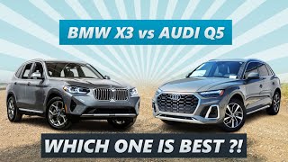 2023 BMW X3 vs 2023 AUDI Q5 – The Compact SUV Showdown [upl. by Eniluqaj]