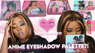 Anime Inspired Makeup BLACK OWNED  Mocha P Beauty Unboxing  Demo [upl. by Attezi956]