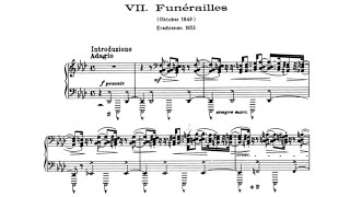 F Liszt quotFunéraillesquot – Alexandre Amorós Korotkov AudioSheet [upl. by Essirahs599]