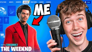 Using FAMOUS Singers to WIN Fashion Show Fortnite [upl. by Jobye]