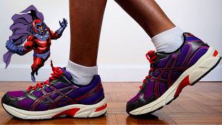 Kith x Marvel x ASICS Gel 1130 Magneto Review and On Feet [upl. by Berkshire]