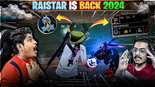 RAISTAR IS BACK RAISTAR RANKED GAMEPLAY GYANSUJAN amp GYANRISHABH OP REACTION Garena Free Fire [upl. by Nosnibor375]