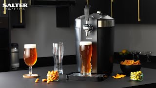 Salter  Instructional Video Salter Professional Beer Dispenser  Noncarbonated Keg  Hints amp Tips [upl. by Gilpin]