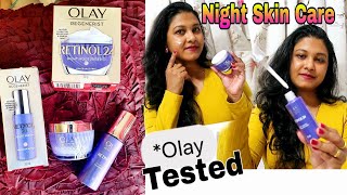 OLAY Regenerist Retinol 24 Serum amp Night Cream Review [upl. by Nahor]