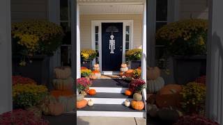 Fall porch refresh ☁️🍂🎃✨ [upl. by Ahsit]