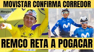 REMCO RETA A POGACAR PARA EL MUNDIAL DE CICLISMOMOVISTAR CONFIRMA CORREDOR DE LATAM PARA 2025 [upl. by Roybn511]