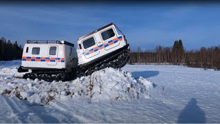 Hägglunds BV206 in snow [upl. by Shelby]