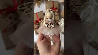 Christmas angels Macrame Angel for christmas xmas gift idea [upl. by Willow]