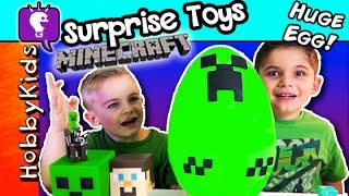 Minecraft MEGA Creeper Surprise EGG [upl. by Guarino100]