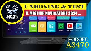 Il miglior Navigatore 2024 per auto da 1026quot con Carplay e Android Auto  Podofo A3470 Con Coupon [upl. by Yuk]