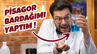 Kendi Pisagor Bardağımı Yaptım Evde Deneyin [upl. by Salmon]