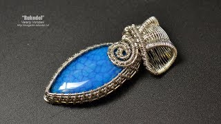 Wire wrapped pendant step by step tutorials for beginners Wire Wrapped Stone Pendants DIY [upl. by Mundy]