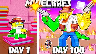 I Survived 100 Days as GUMMIGOO in Minecraft [upl. by Eustis]