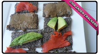 Chia zaden crackers recept RECEPT 29  GEZONDHEIDSGOEROE [upl. by Icats68]