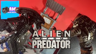 Predator Vs ALIEN Stop Motion Battle Short [upl. by Gurl740]